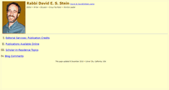Desktop Screenshot of davidesstein.name